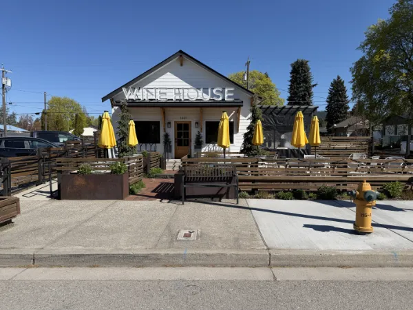 The Wine House — wine bar with outdoor patio on Sherman Avenue